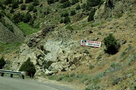 The Suicide Table, Virginia City, Nevada .